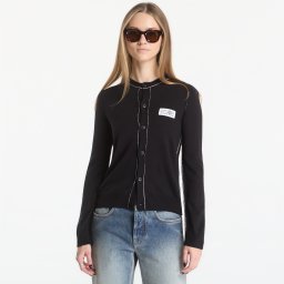 Пуловер MM6 Cardigan Black L