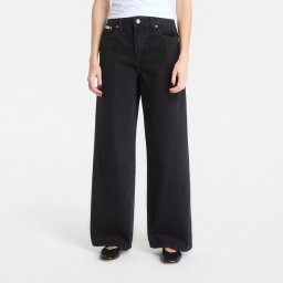 Дънки Calvin Klein The Wide Leg Worn Black 30