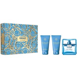 Versace Man Eau Fraiche Комплект (EDT 50ml + AS Balm 50ml + Shower Gel 50ml) за Мъже