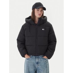 Tommy Jeans Зимно яке DW0DW21625 Черен Regular Fit