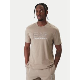 EA7 Emporio Armani Тишърт 7M001307 AF10375 U6167 Бежов Regular Fit