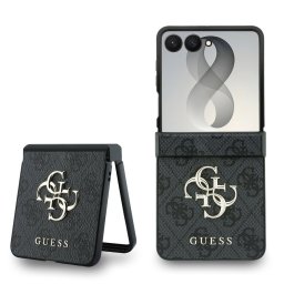 Кейс Guess PU 4G Metal Logo Case за Samsung Galaxy Z Flip 8 - Сив