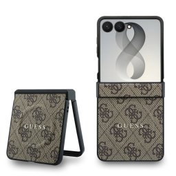 Кейс Guess PU Leather 4G Magnetic Case за Samsung Galaxy Z Flip 8 - Кафяв