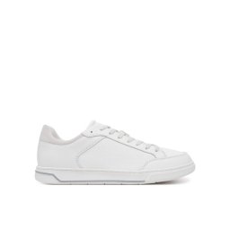 Calvin Klein Сникърси Low Top Lace Up Lth Mono HM0HM01756 Бял