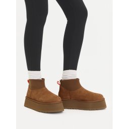 Ugg Апрески W Classic Mini Dipper 1168170 Кафяв
