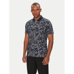 Pierre Cardin Тениска с яка и копчета C5 21434.2117 Тъмносин Regular Fit