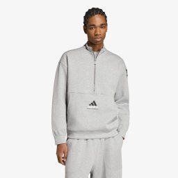 Суитшърт adidas Equipment Spacer HALF-ZIP Medium Grey Heather S