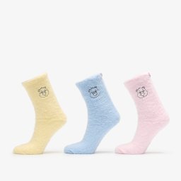 Чорапи adidas Care Bear Crew Sock 3 Pairs Clear Pink/ Clear Sky/ Almost Yellow S