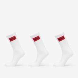 Чорапи Hugo Boss Men-H-3-Pack Qs Rib Label Cc White 39-42
