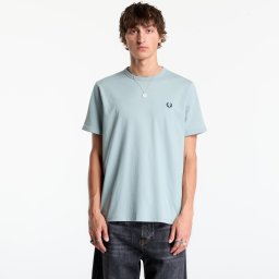 Тениска FRED PERRY Ringer T-shirt Silver Blue M