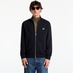 Суитшърт FRED PERRY Zip Through Sweatshirt Black M