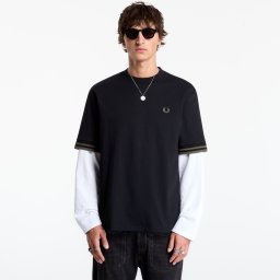 Тениска FRED PERRY Bold Tipped Tshirt Black XL