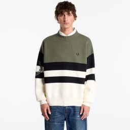 Пуловер FRED PERRY Tipped Graphic Jumper Lrl Wrth Green L
