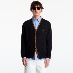 Пуловер FRED PERRY Classic Cardigan Black L