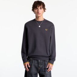 Суитшърт FRED PERRY Crew Neck Sweatshirt Grey M