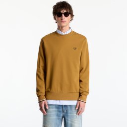 Суитшърт FRED PERRY Crew Neck Sweatshirt Mustard XL