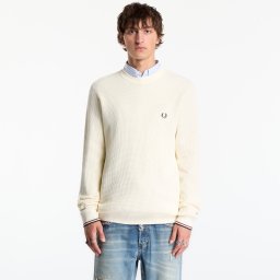 Пуловер FRED PERRY Waffle Stitch Jumper Ecru L