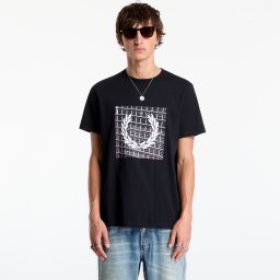Тениска FRED PERRY Laurel Wreath Graphic Tshirt Black XL