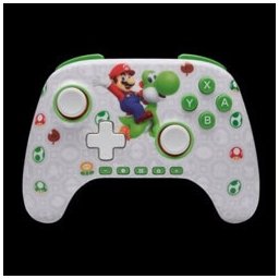 Геймпад PowerA Advantage Wireless Mario & Yoshi, за Nintendo Switch 2, бял