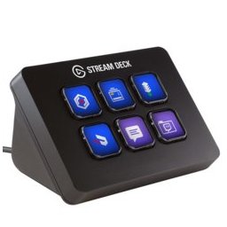 Стрийминг контролер Elgato Stream Deck Mini, 6 цветни LCD бутона, USB