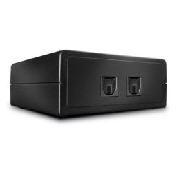 Аудио превключвател Lindy LNY-70436, от 2x Toslink(ж) към 1x Toslink(ж), стандарти PCM/LPCM и bitstream на Dolby AC-3, Dolby 5.1, Dolby Digital, DTS и ADAT, черен