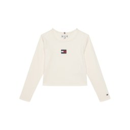 Tommy Hilfiger Блуза KG0KG09065 S Екрю Regular Fit