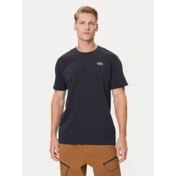 Under Armour Тишърт Ua Hw Lc Patch Ss 1382902-001 Черен Loose Fit