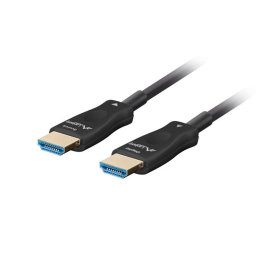 Lanberg HDMI M/M v2.1 cable 10m optical black aoc
