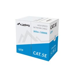 Lanberg Lan Cable UTP Cat.5e 305m Solid CCA Blue