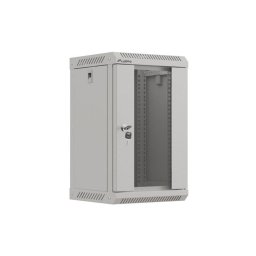 Lanberg rack cabinet 10" wall-mount 9U/300x300 (flat pack) with glass door