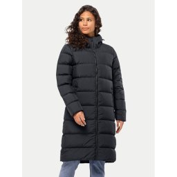 Jack Wolfskin Пухено яке Frozen Palace Coat 1204133 Черен Regular Fit