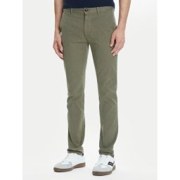 BOSS Чино панталони 50548006 Зелен Slim Fit