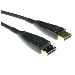 Кабел ACT AK4031, от DisplayPort(м) към DsiplayPort(м), 15m, 4K@60Hz4:4:4, HDCP 1.1 и HDCP 1.3, черен