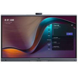 Конферентна система Yealink MeetingBoard Pro, 86" (218.44cm) LCD 4K/UHD сензорен дисплей, вградена тройна камера, 16 MEMS микрофона, сертифицирана за Microsoft Teams и Zoom, HDMI, USB, LAN