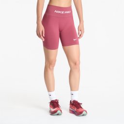 Къси панталони Nike Pro Seamless Women's High-Waisted 5" Biker Shorts Pink Smoke/ White XS