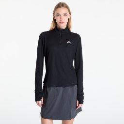 Тениска Nike ACG Women's Dri-FIT 1/2-Zip Trail Running Top Black/ Black/ Summit White S