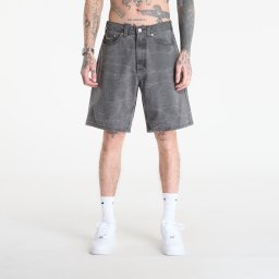 Къси панталони OBEY Bigwig Baggy Denim Short Black Wrinkle Wash W36