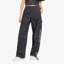 Дънки adidas Mid Rise 2-IN-1 Denim Pant True Black Denim XS