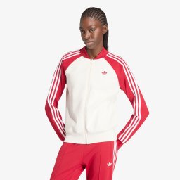 Суитшърт adidas Sst Tt Cloud White/ Team Victory Red/ White M
