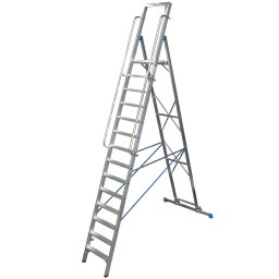 Складова стълба с платформа KRAUSE STABILO 14