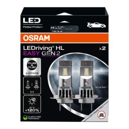 OSRAM LEDriving HL EASY GEN2 2HB H7/H18 16W 6500K