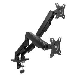 ACT Стойка за 2 бр. монитора за бюро AC8314, Регулируема, 17" - 34", 9 кг,