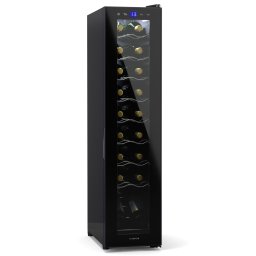 Klarstein Shiraz 18 Slim Uno, хладилник на вино, 18 бутилки, 5 - 18 °C, сензорно управление (HEA-Shiraz 18- un)