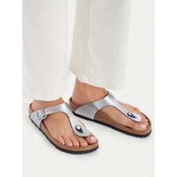 Birkenstock Джапанки Gizeh Bs 0043853 Сребрист