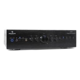 Auna CD708 HIFI стерео усилвател 600W полирана алуминиева предна част черен (AV2- CD708 - Black)