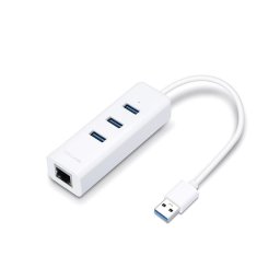 Хъб USB към 3 x USB и Gigabit Ethernet TP-Link (UE330)