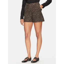 Morgan Шорти от плат 251-SHILI.F Кафяв Straight Fit