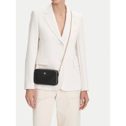 Calvin Klein Jeans Дамска чанта Minimal Mono Camera Bag LV04K1086G Черен