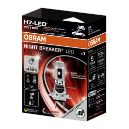 OSRAM NIGHT BREAKER LED SPEED 450 1HB H7 16W 6000K