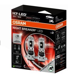OSRAM NIGHT BREAKER LED SPEED 450 2HB H7 16W 6000K